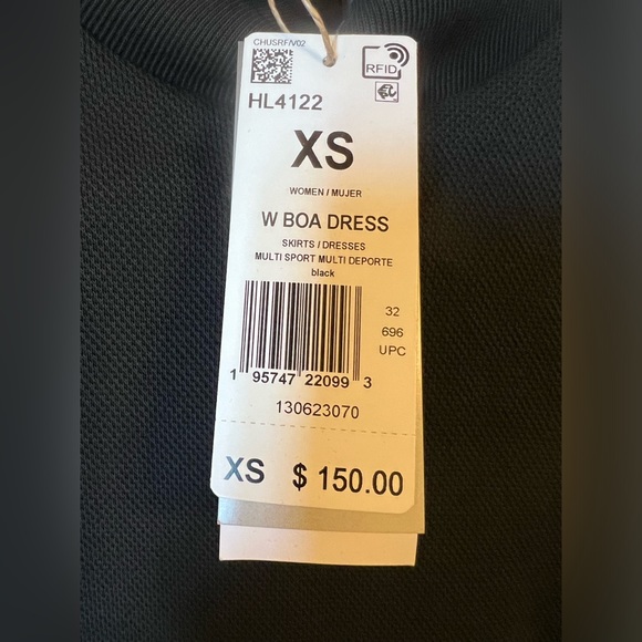 Super CUTE Adidas Mini Dress Puff Sleeve Size XS - Picture 9 of 9